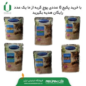 خرید پکیج 6 عددی پوچ گربه