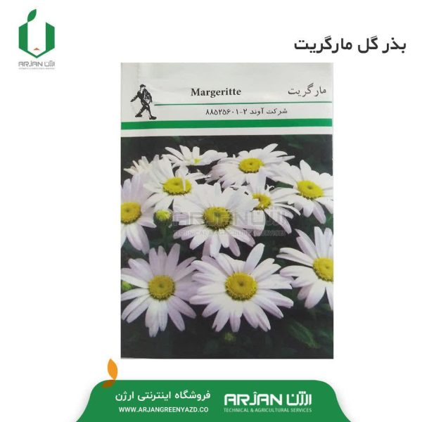 بذر گل مارگریت بسته بندی خانگی ( حجم 5 گرمی )